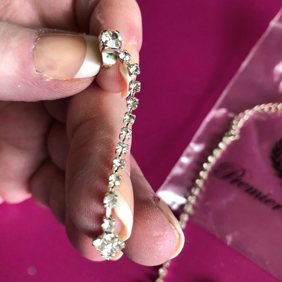 NWT-PremierDesigns ‘Ariel’ Necklace/Earrings Slvr - Picture 4 of 8